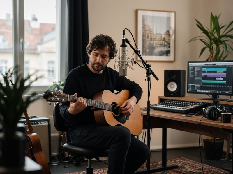 Recording prep at Urban Bloom House